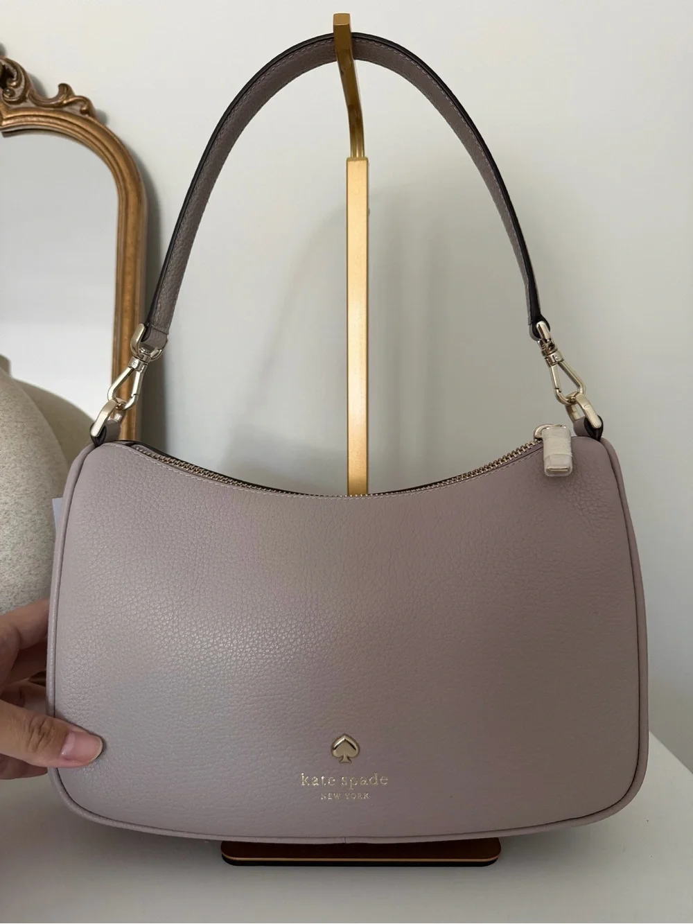 kate spade Emma shoulder bag in Cozy Grey